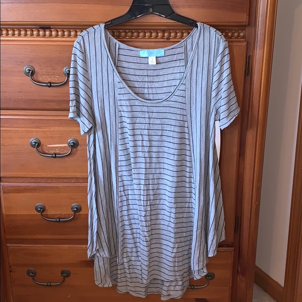 Striped T-Shirt Dress